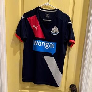 Puma Newcastle United Navy Football Jersey with Pink Accents